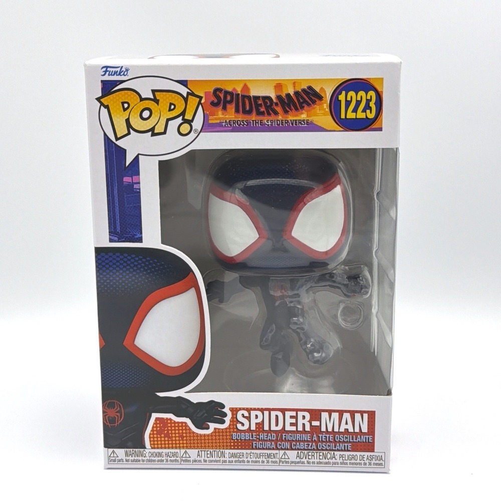 Funko Pop Miles Morales Spider-Verse #1223 Vinyl Figure Spider-Man